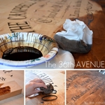 How to stencil furniture by the36thavenue.com