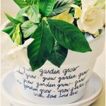 DIY Message Flower Pots
