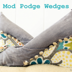 Mod Podge Wedges