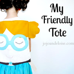 Adorable DIY Tote. Love it! jojoandeloise.com