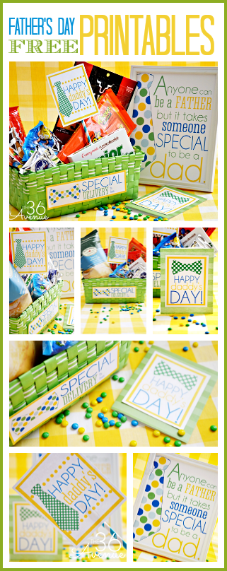 Father's Day Gift Idea and awesome free printable from the36thavenue.com