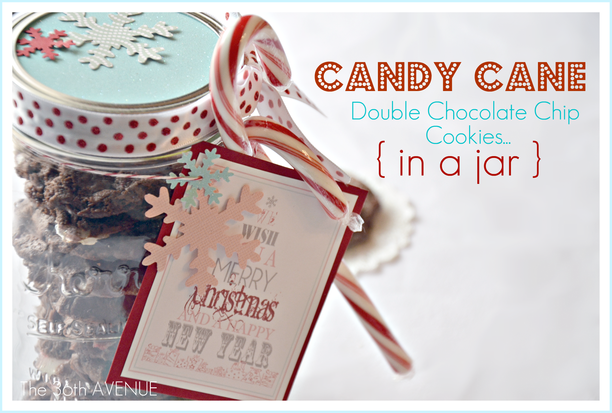 Candy Cane Mint Cookies