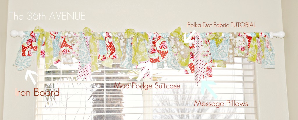 DIY No-Sew Window Valance Tutorial at the36thavenue.com ...Pin it NOW and make it later! 