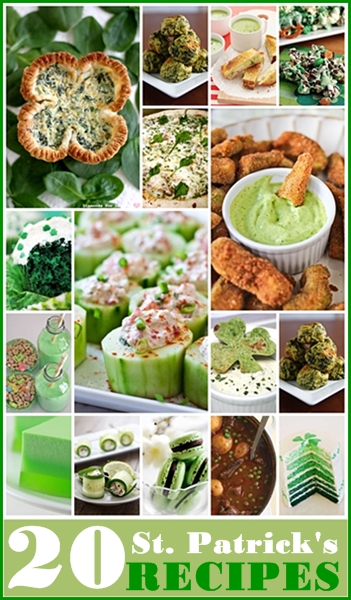 20 ST. Ptrick's Day Recipes... Eat your greens! the36thavenue.com