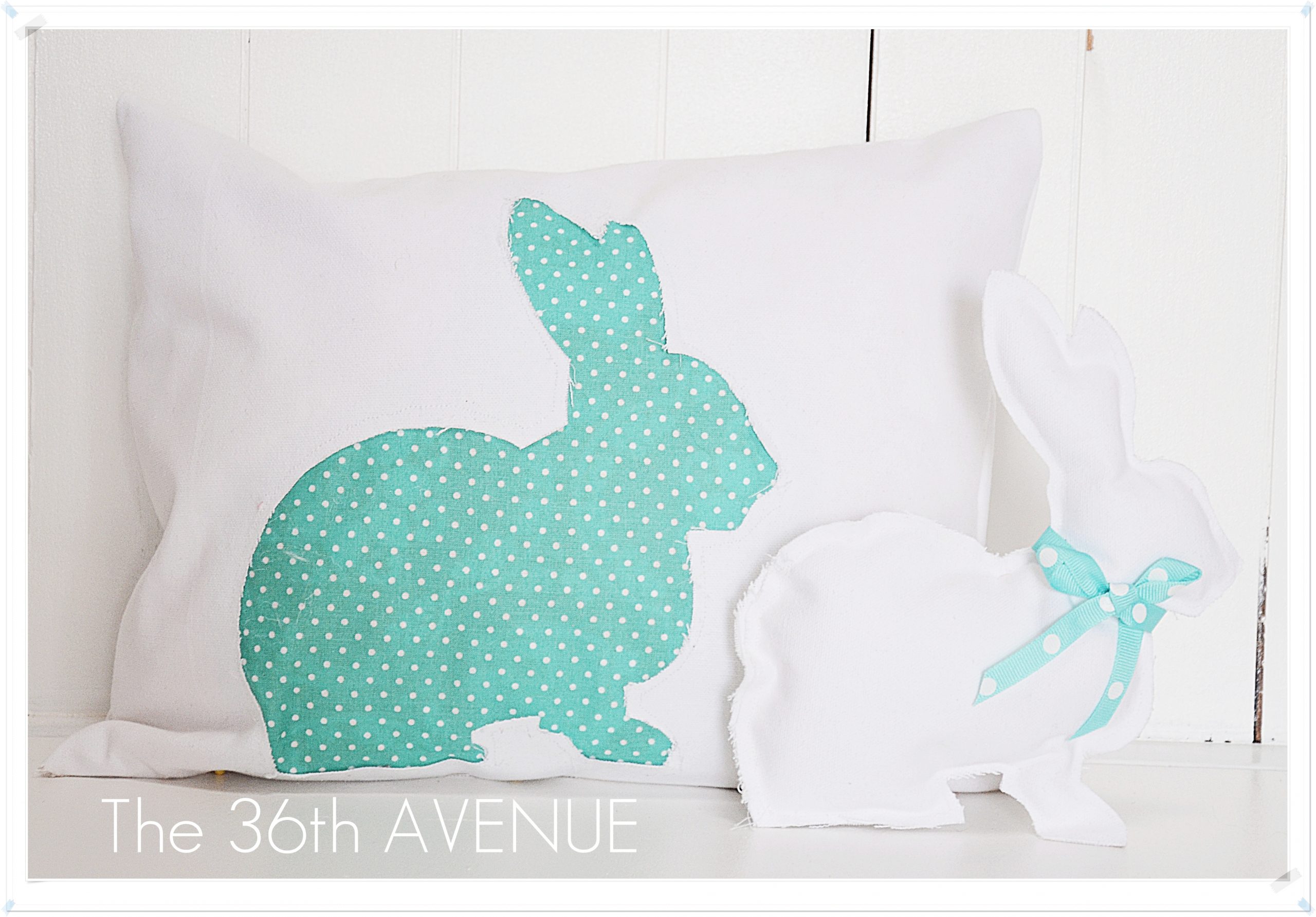 Reversed Pillow Tutorial and Bunny.