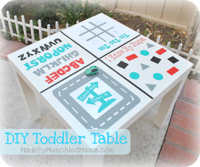 DIY Toddler Game Table