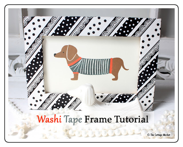 DIY Washi Tape Frame Tutorial