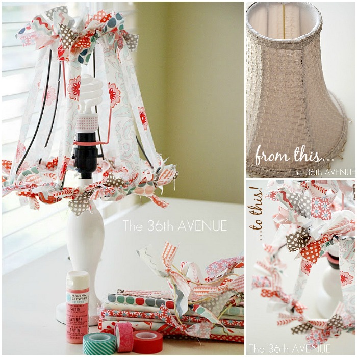 DIY Home Projects - Lampshade Tutorial at the36thavenue.com 
