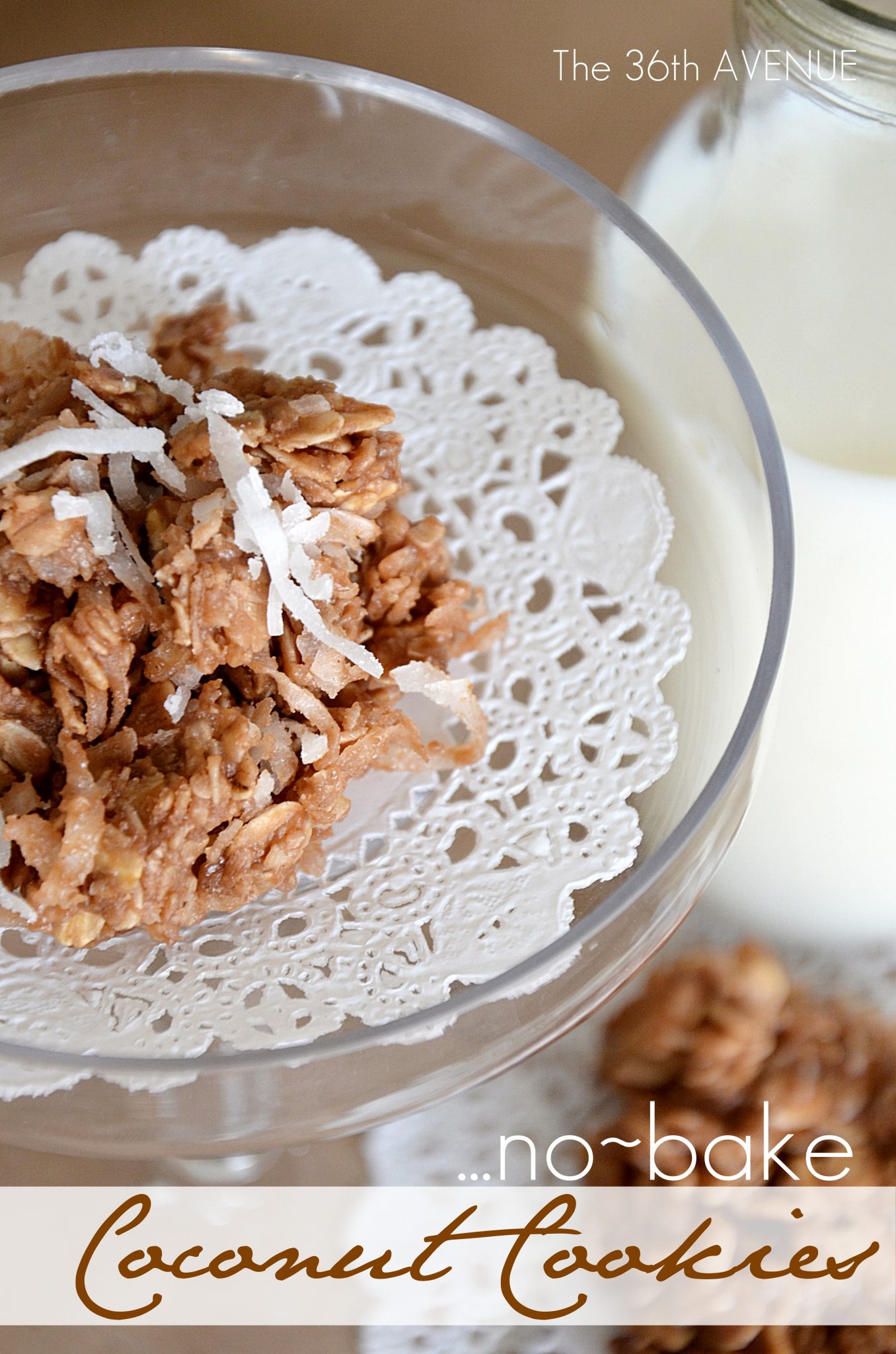 NoBake Coconut Cookies The 36th AVENUE