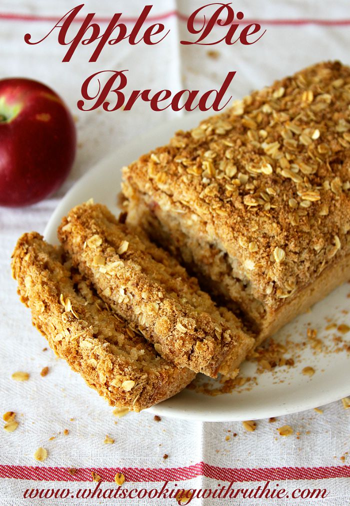 Apple Pie Bread Recipe the36thavenue.com