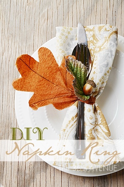 DIY Napkin Rings - easy diy project - Sawdust Girl®