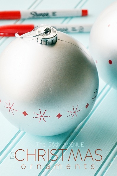 DIY Christmas Ornaments that you can make under 15 minutes at the36thavenue.com