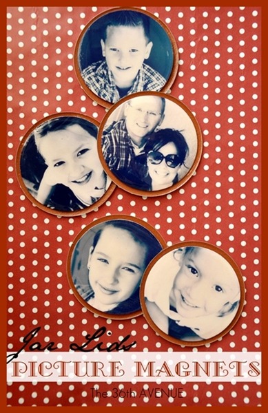 Jar Lid Magnets by the36thavenue.com A cute and affordable handmade gift!