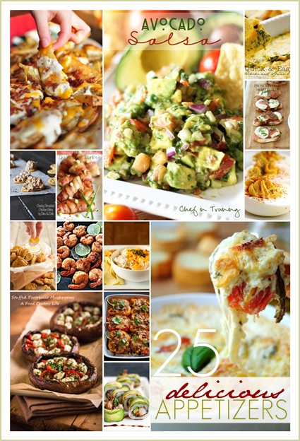 25 Mouth Watering Appetizer Recipes over at the36thavenue.com #recipes #appetizers