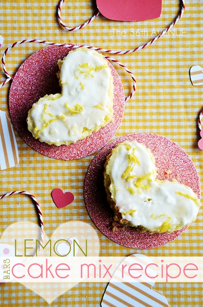 Lemon Bars made with Cake Mix... SO DARN GOOD! Pin it now and bake it later. the36thavenue.com