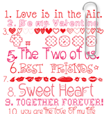 Valentine Free Printables and link to downloads over at the36thavenue.com