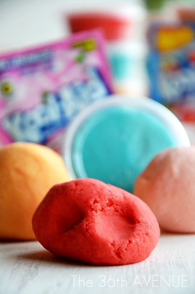 This homemade Play Dough Recipe is super soft and smells delicious! 