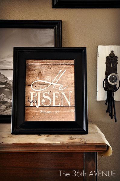 He has Risen Free Printables. { Two more colors } #Easter
