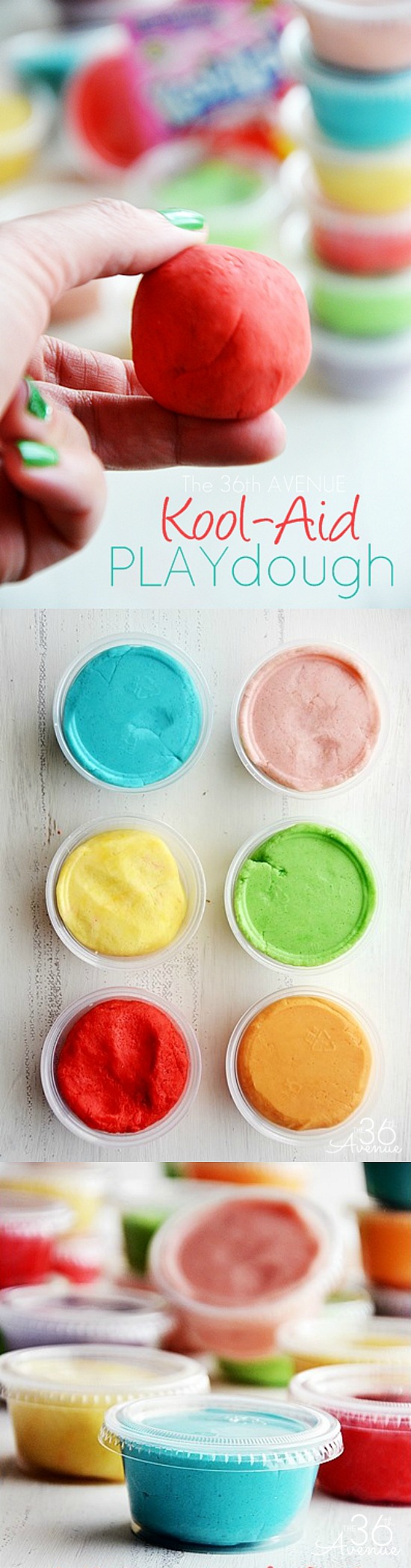 This homemade Play Dough Recipe is super soft and smells delicious.