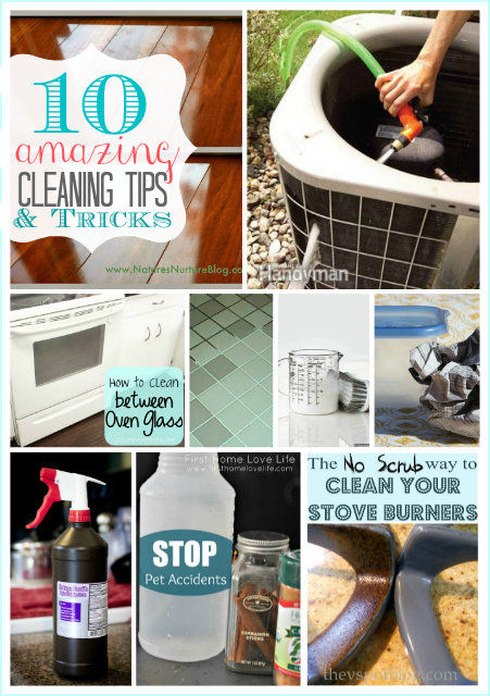 10 AMAZING Cleaning Tips and Tricks that will make your cleaning a lot easier.  the36thavenue.com