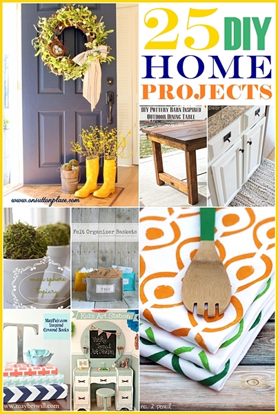 25 AMAZING DIY Projects for the HOME... Best of the best! the36thavenue.com