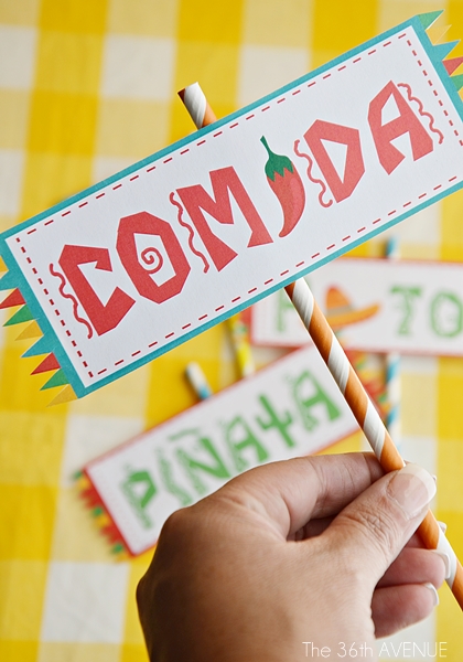 Cinco de Mayo Party Printables. Pin it now and have a FIESTA later.