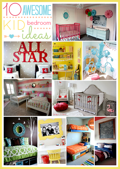 10 Amazing Bedrooms for kids and tons of decor ideas... ADORABLE! the36thavenue.com