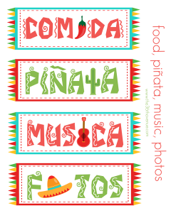 5 de Mayo Free Printable Party Kit by the36thavenue.com ...Have a fiesta!