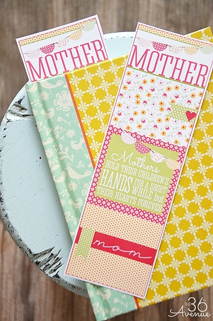 Bookmark Free Printable from the36thavenue.com Perfect for Mother's Day.