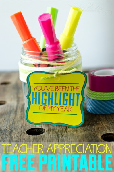 15 Teacher Appreciation Free Printables at the36thavenue.com Perfect for last minute gift ideas.