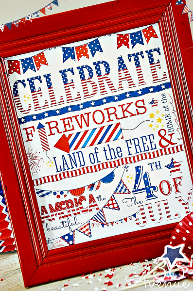 4th of July Printable
