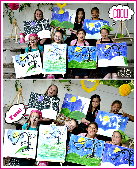 Art Birthday Party... so fun! the36thavenue.com