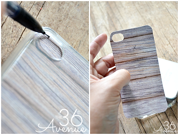 Give your iphone a nice new look for free. Wood free printable and tutorial over at the36thavenue.com
