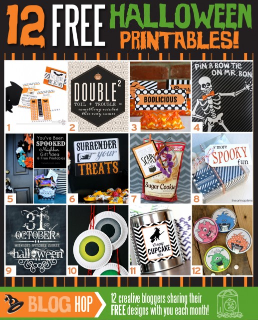 12 Awesome Free Halloween Printables at the36thavenue.com Pint it now and print them later!