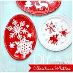 DIY Christmas Platters