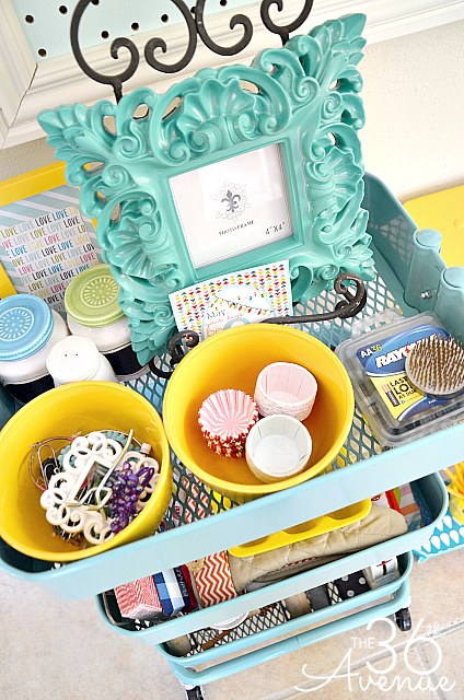 Craft Room Workstation and Organization Tips. the36thavenue.com