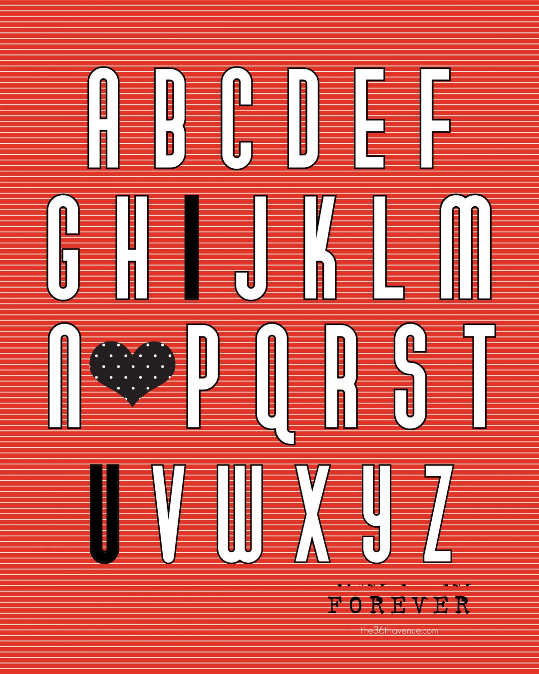 Free Valentine Printables | The 36th AVENUE