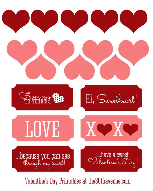 Free Valentine Printable And Heart Candy Jar The 36th AVENUE Free Valentine Printable And Heart Candy Jar The 36th AVENUE
