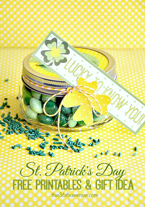 Awesome Free Printable and St. Patrick's Day gift idea by @the36thavenue