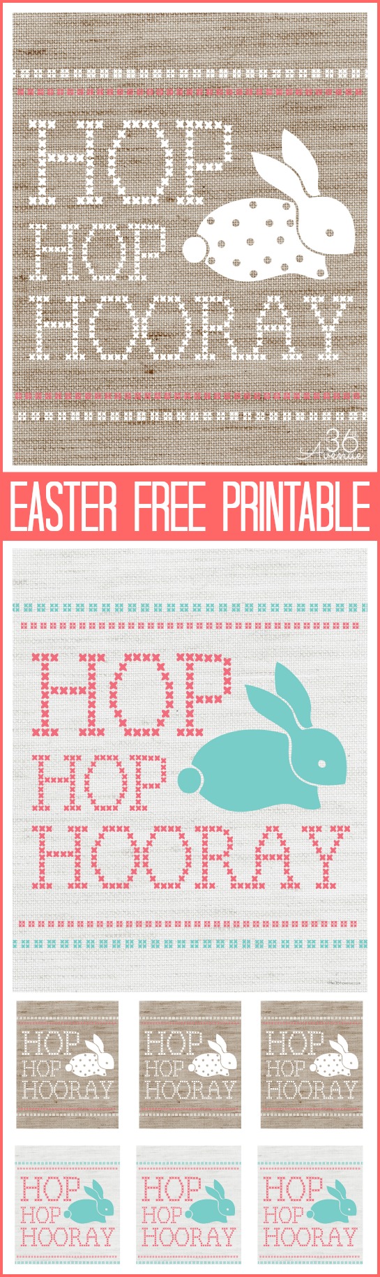 Adorable FREE Easter Printables @the36thavenue #easter #printable