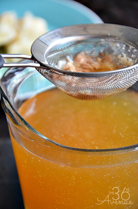 How to make Fat Free Broth... So easy and great for gravies and soup. #recipe @the36thavenue