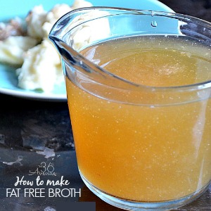 How to make Fat Free Broth #recipes