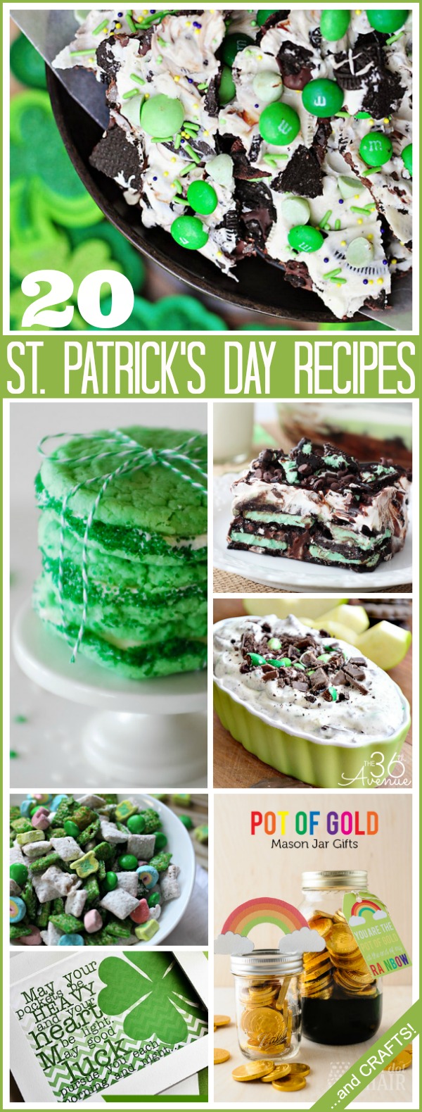 20 Delicious St. Patrick's Day Recipes and Ideas... Yummy and cute! 