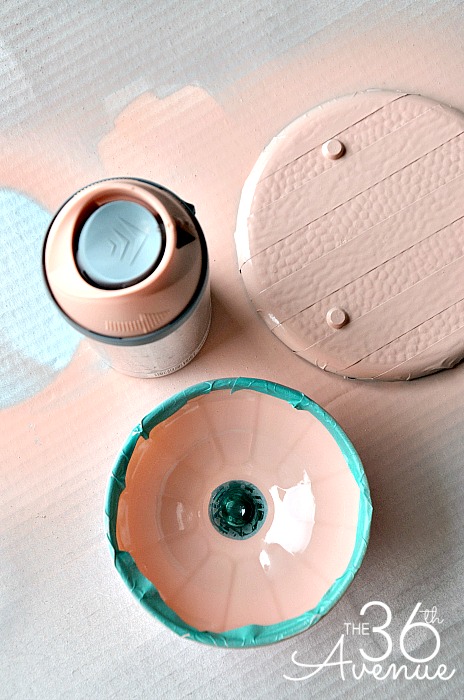 Craft : DIY Jewelry Holders made with Dollar Store dishes... So cute! the36thavenue.com