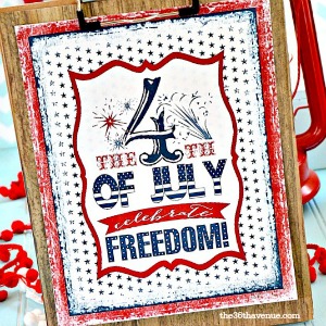 Fourth Of July Free Printable and Blog Hop