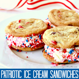Patriotic Ice Cream Sandwich Recipe