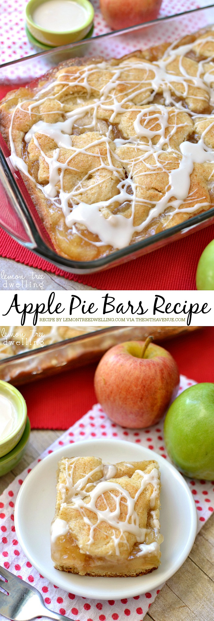 Recipes : Apple Pie Bars - easy, delicious, and perfect for fall! 