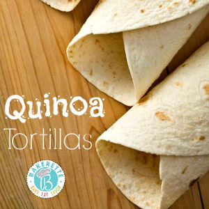 These quinoa tortillas are not only made with a superfood, but they are flexible and strong enough to hold your filling. Gluten Free. Lactose Free. Bakerette.com