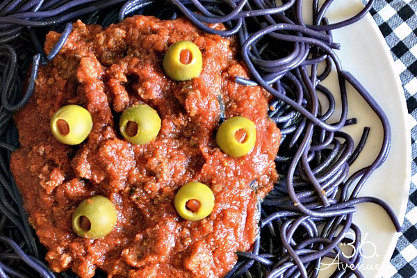 Halloween Spaghetti from The 36th AVENUE