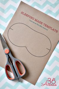 Christmas Sleeping Mask Tutorial | The 36th AVENUE